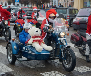 MotoMikołaje na ulicach Lublina! Odwiedzili dzieci w szpitalach
