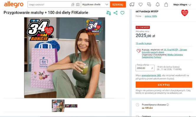 Najciekawsze aukcje gwiazd dla WOŚP. Sprawdź, co można wylicytować