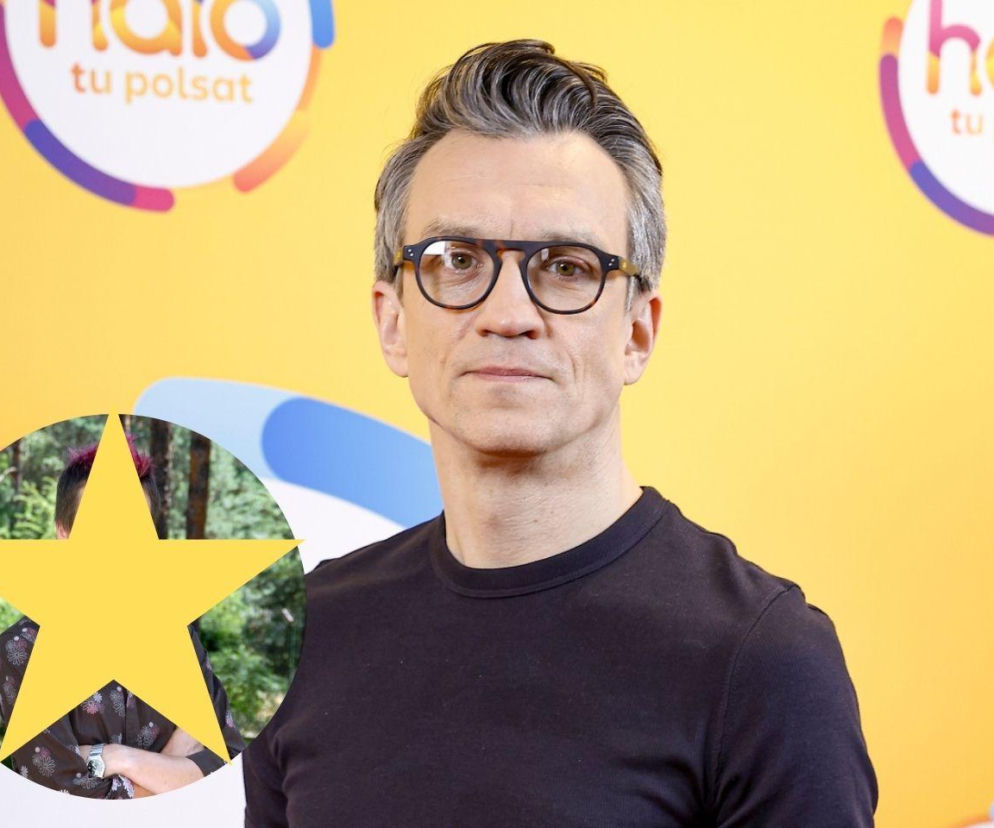 Michał Czernecki z różowym irokezem! Tak aktor wyglądał 20 lat temu