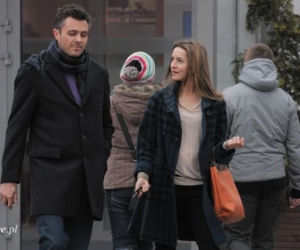 Na dobre i na złe. Hana Goldberg (Kamilla Baar), Piotr Gawryło (Marek Bukowski)