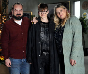 Barwy szczęścia, odcinek 3374: Aleks (Hubert Wiatrowski), Borys (Jakub Wieczorek), Aldona (Elżbieta Romanowska)