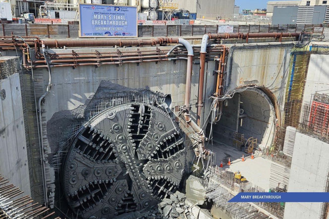 Maszyna TBM dla tunelu kolei dużych prędkości