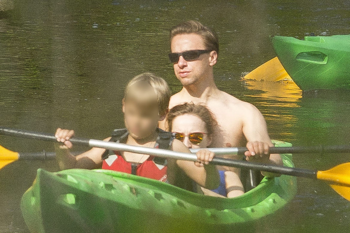  Krzysztof Bosak z żoną i bratankiem