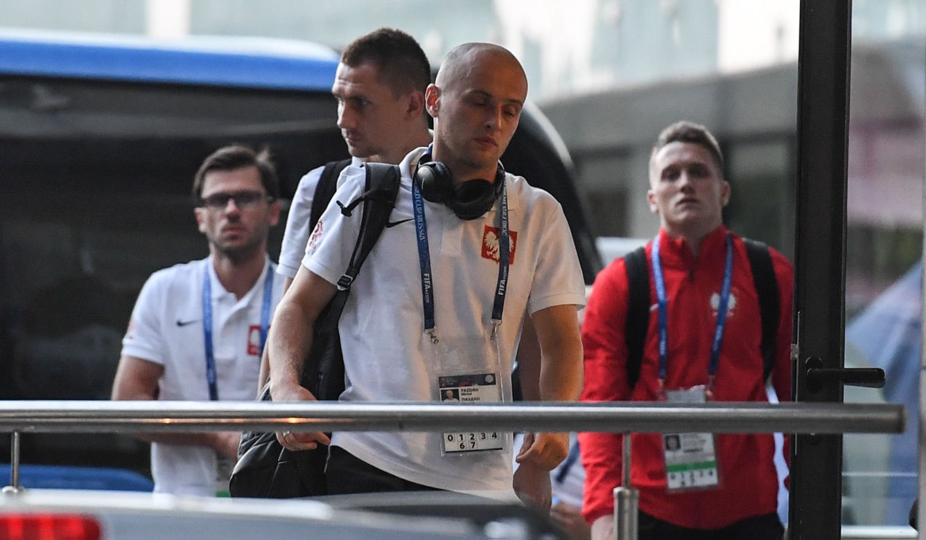 Tak wyglądali Polacy po powrocie do bazy w Soczi po klęsce z Kolumbią