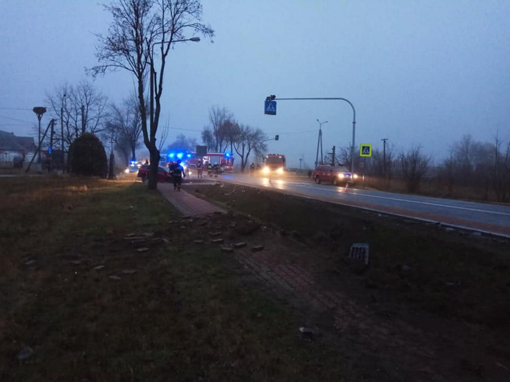 Kolizja na DK62