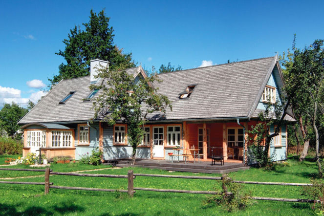 Dom drewniany na Podlasiu