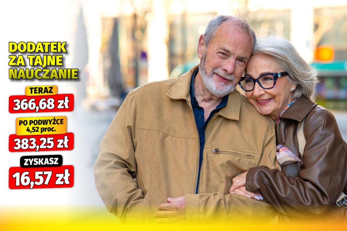 Dodatki emeryckie waloryzacja 4,52%