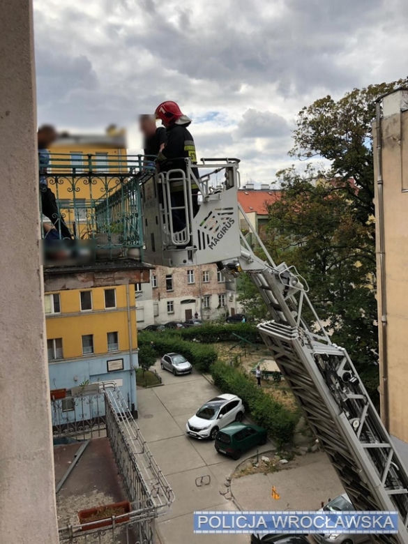 Zatrzymany na balkonie