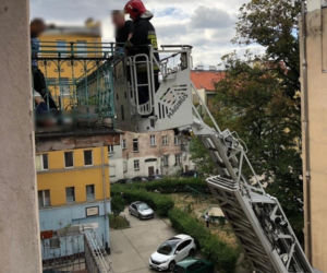 Zatrzymany na balkonie