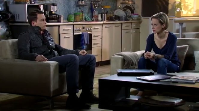 Pierwsza miłość odc. 2233. Sabina (Urszula Dębska), Natan (Krzysztof Kwiatkowski)