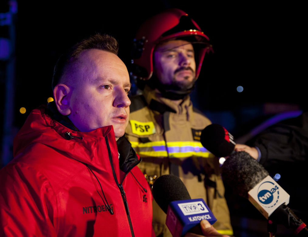 Potężna eksplozja w fabryce materiałów wybuchowych NitroErg w Krupskim Młynie