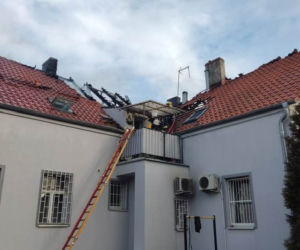 Opole: Pożar na Nowej Wsi Królewskiej (ul. Jagiellonów)