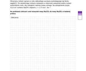 Matura próbna 2026 - chemia