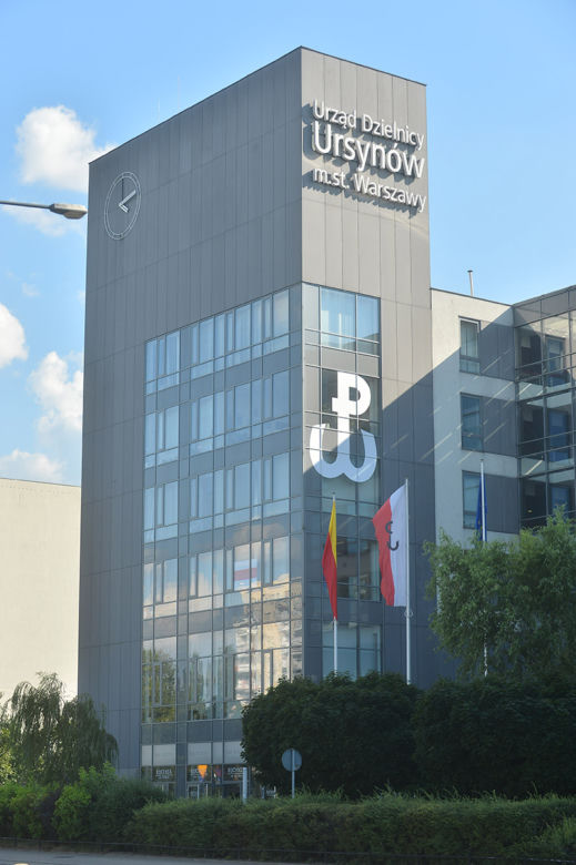 Flaga Białorusi na Ursynowie