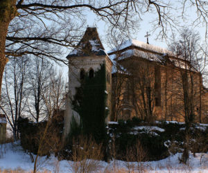 Zamek-kościół w Jędrzychowie