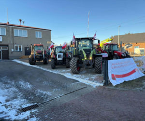 Protest rolników w Waleńczowie przeciwko umowie Mercosur