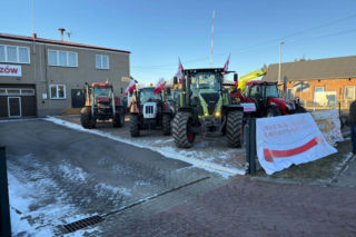 Protest rolników w Waleńczowie przeciwko umowie Mercosur