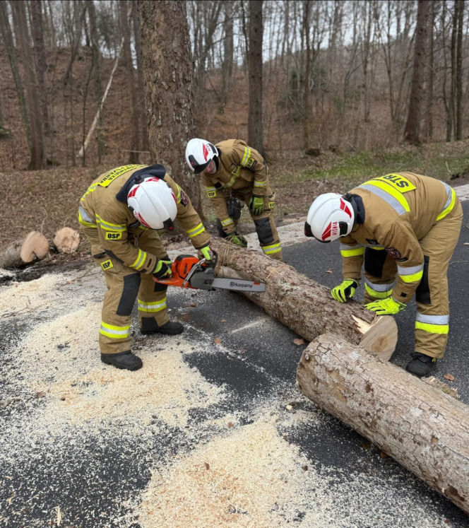 Zerwane dachy, powalone drzewa i prawie 11 tysięcy odbiorców bez prądu!