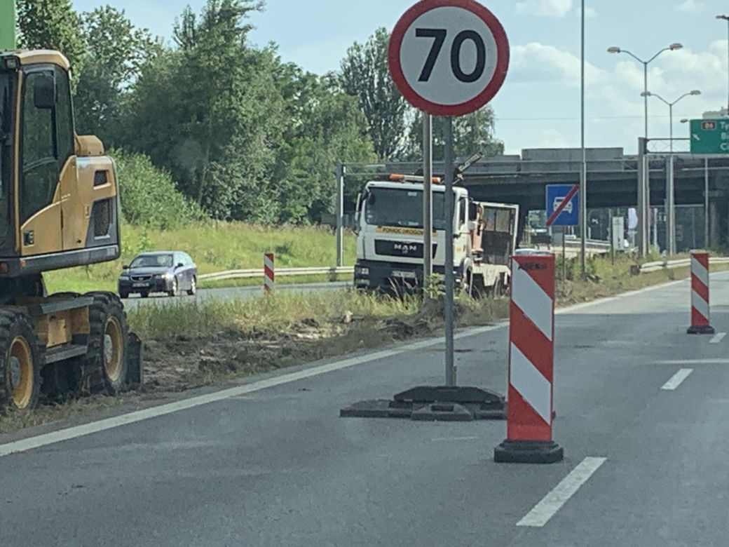 Trasa 86 z Sosnowca do Katowic zakorkowana przez remont
