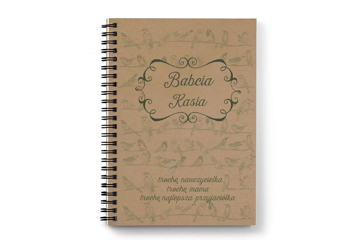 Spersonalizowany notes dla babci
