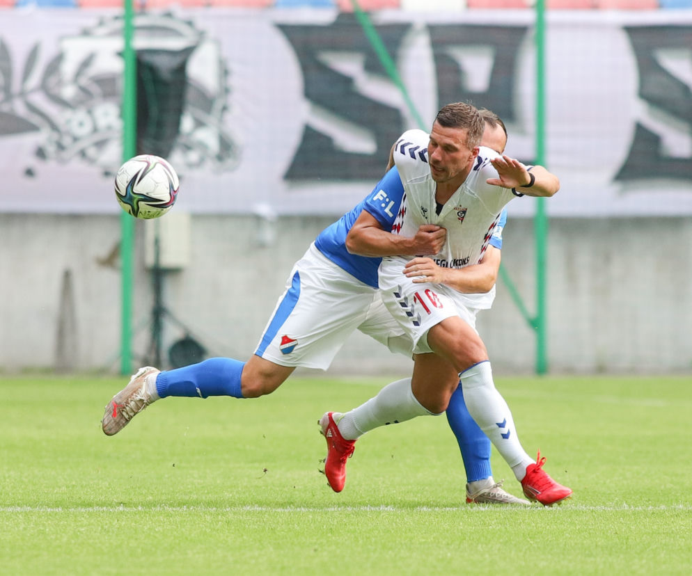 Podolski wystrzeli Górnika w kosmos