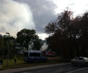 Pożar w centrum Bydgoszczy! Kłęby dymu nad miastem