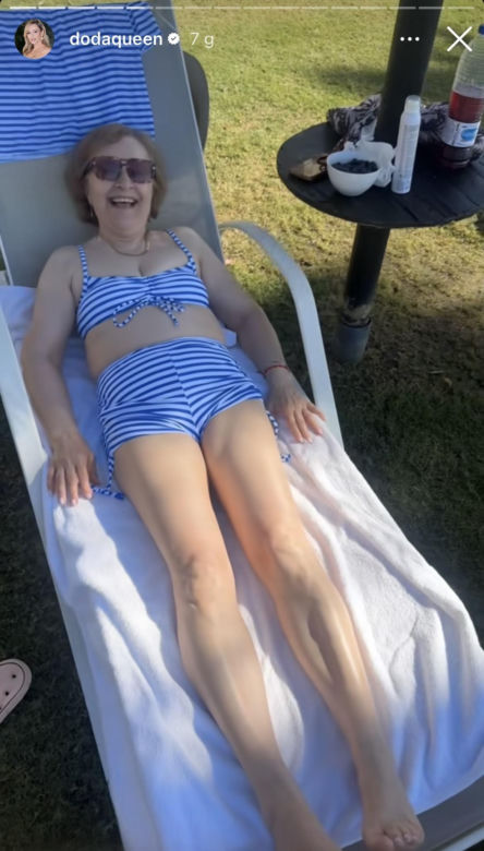 Doda z mamą w Hiszpanii