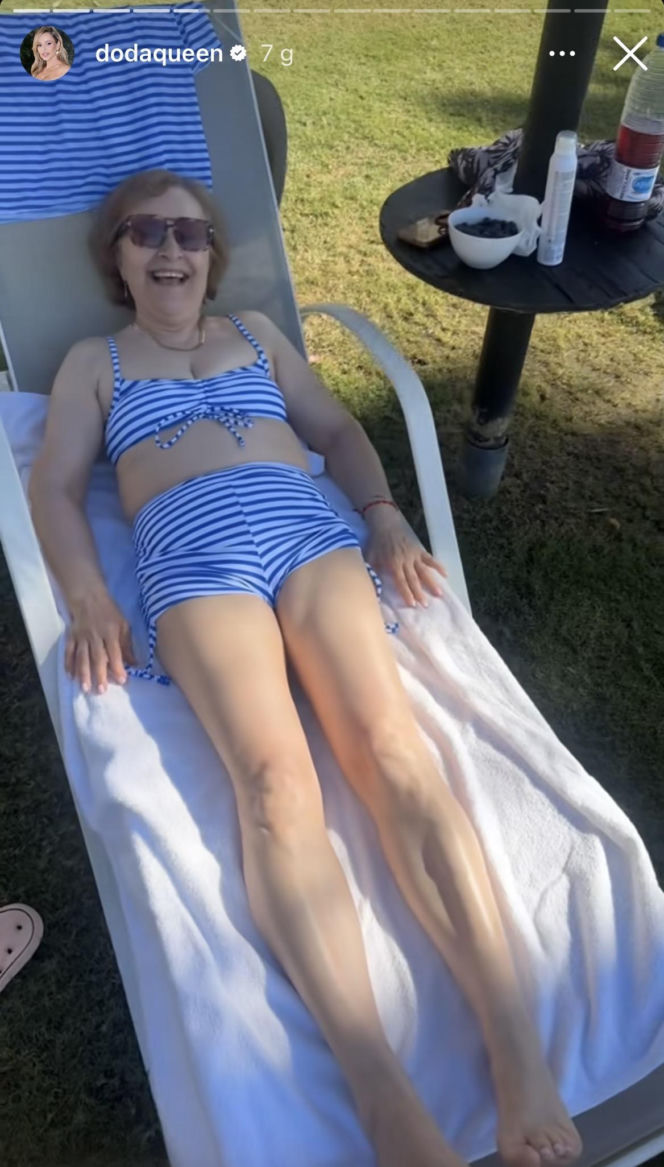 Doda z mamą w Hiszpanii