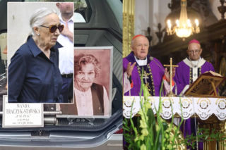 Maja Komorowska na pogrzebie Traczyk-Stawskiej. Oddała hołd zmarłej!