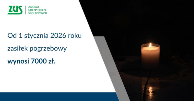 Znacznie wyższy zasiłek pogrzebowy od stycznia 2026 roku