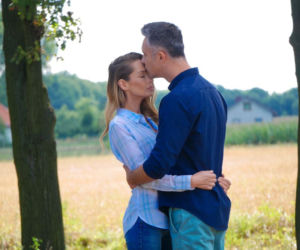Pierwsza miłość. Natalia (Katarzyna Sowińska), Artur (Łukasz Płoszajski)