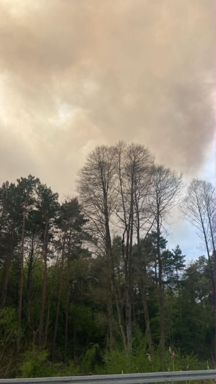 Pożar w woj. lubelskim