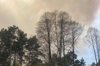 Pożar w woj. lubelskim