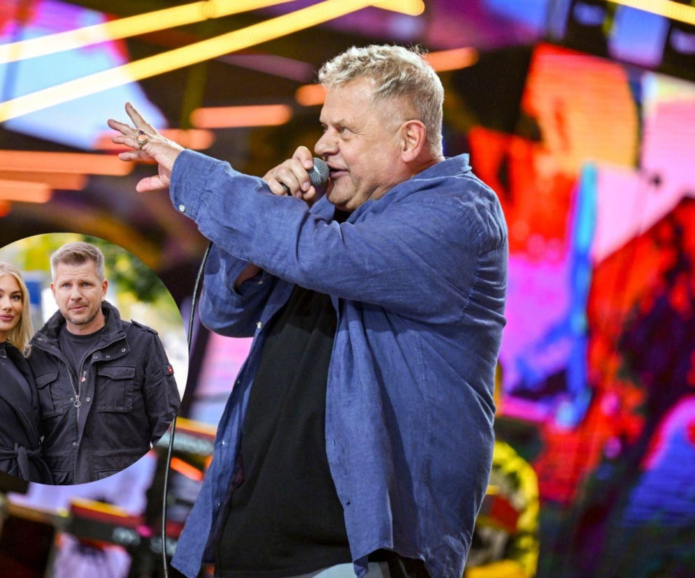 Kazik Staszewski na scenie. Na miniaturze Filip i Bianka Chajzerowie. O ich sporze przeczytasz na EskaRock.