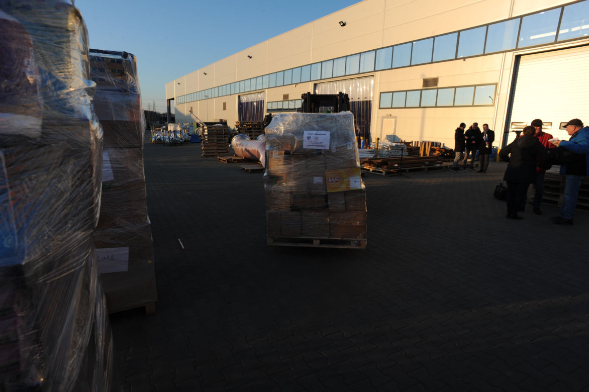 Koszalin solidarny z Ukrainą. Wyjechał pierwszy transport z pomocą dla Iwano-Frankiwska