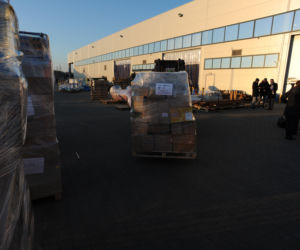 Koszalin solidarny z Ukrainą. Wyjechał pierwszy transport z pomocą dla Iwano-Frankiwska