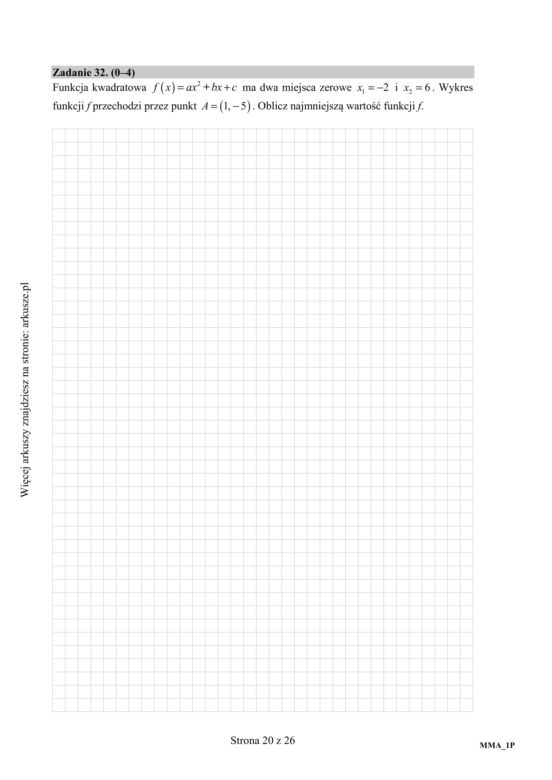 Matura próbna 2020 matematyka. CKE opublikowała STARE ARKUSZE!