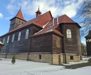 Parszów. Drewniany kościół pw. Zesłania Ducha Świętego