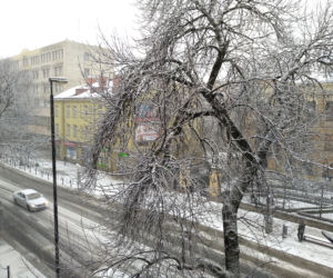 Śnieżyca w Lublinie