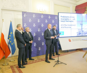Podpisanie umowy na projekt budowy dwóch stacji na pierwszej linii metra