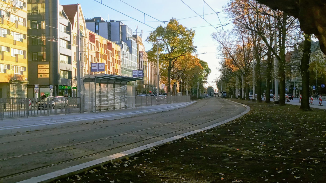 Przebudowa torowisk w centrum Szczecina