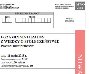 Matura 2018 WOS rozszerzony
