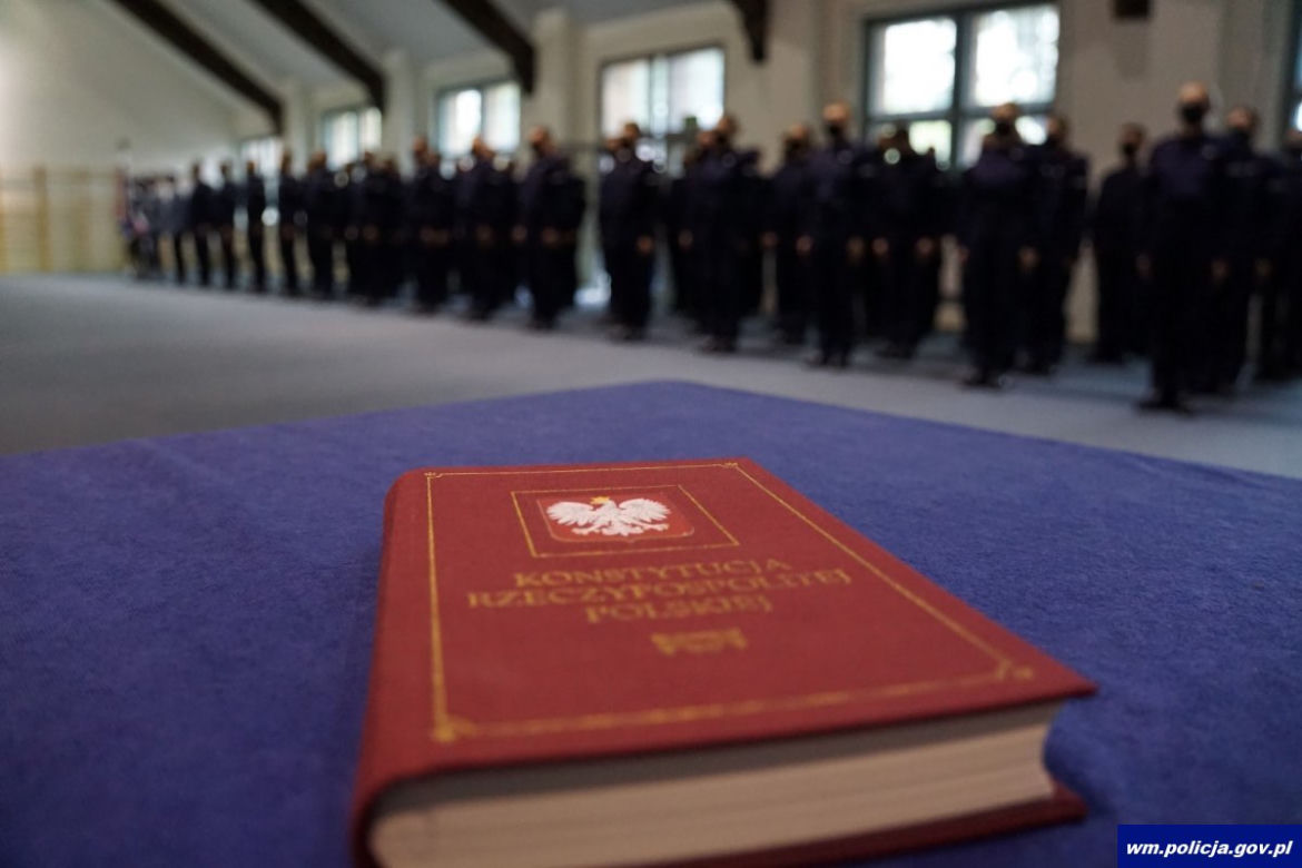 Nowi policjanci na Warmii i Mazurach