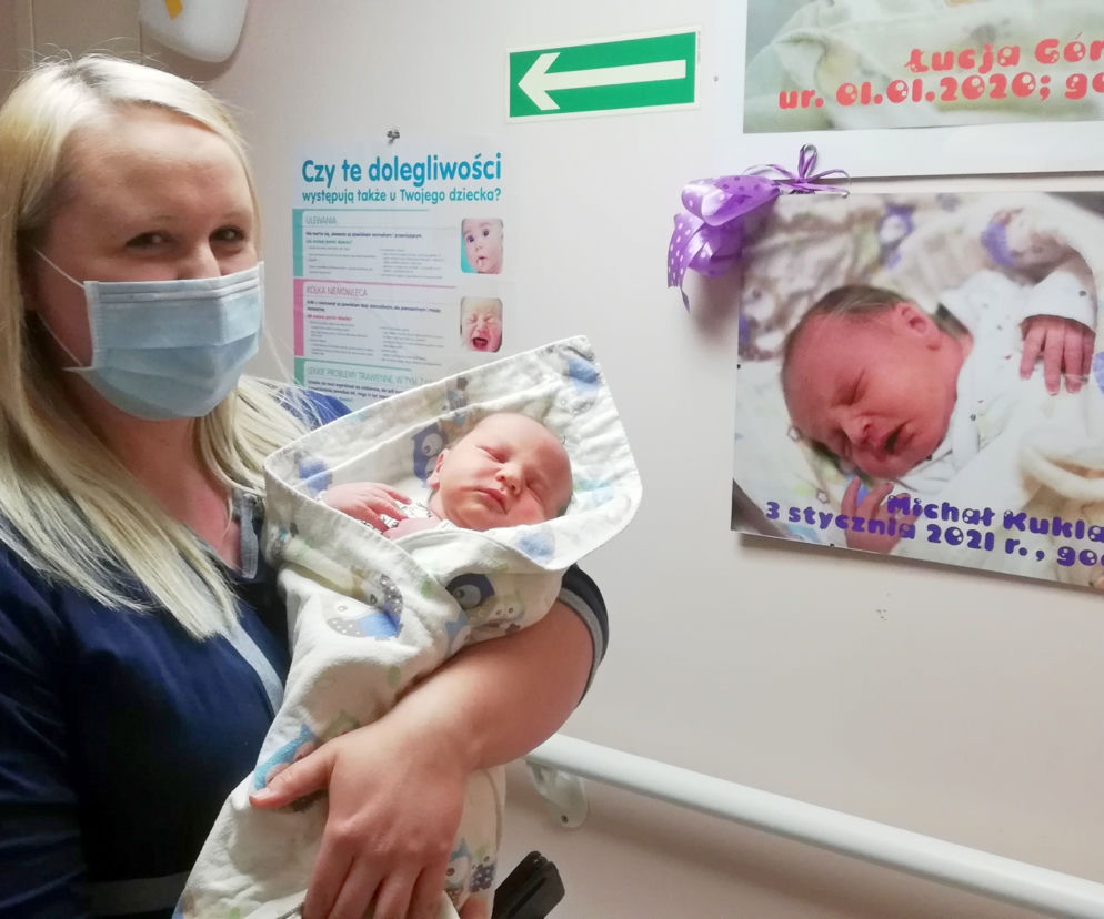 Szczęśliwa mama A. Kukla z synkiem Michałkiem