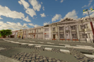 Siedlce odwzorowane w świecie Minecraft! Builder Foxirek stworzył w grze Ratusz pod Jackiem, zabytkowy budynek poczty, Pałac Ogińskich i Kościół św. Stanisława