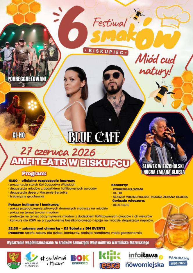 6 Festiwal Smaków w Biskupcu - plakat