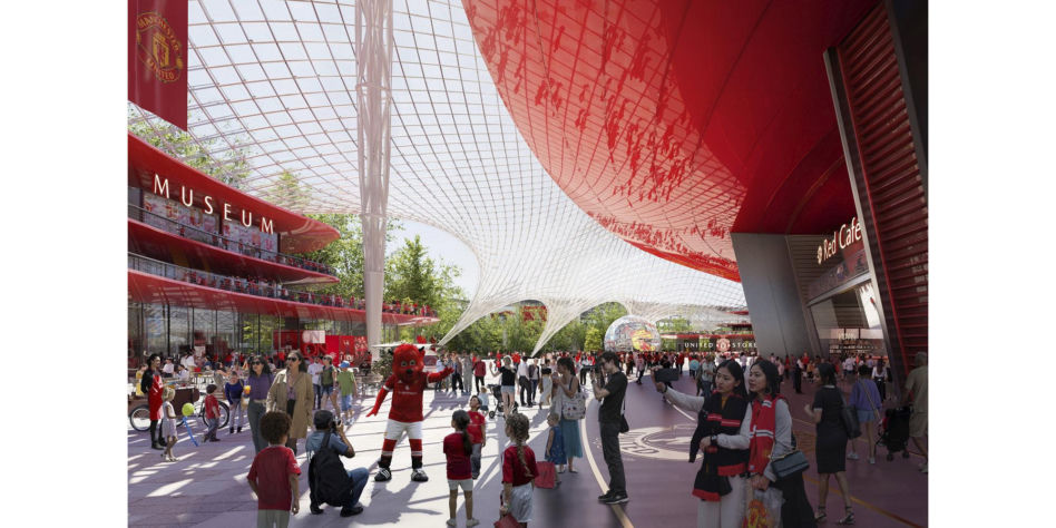 Projekt nowego stadionu Manchesteru United "Old Trafford"