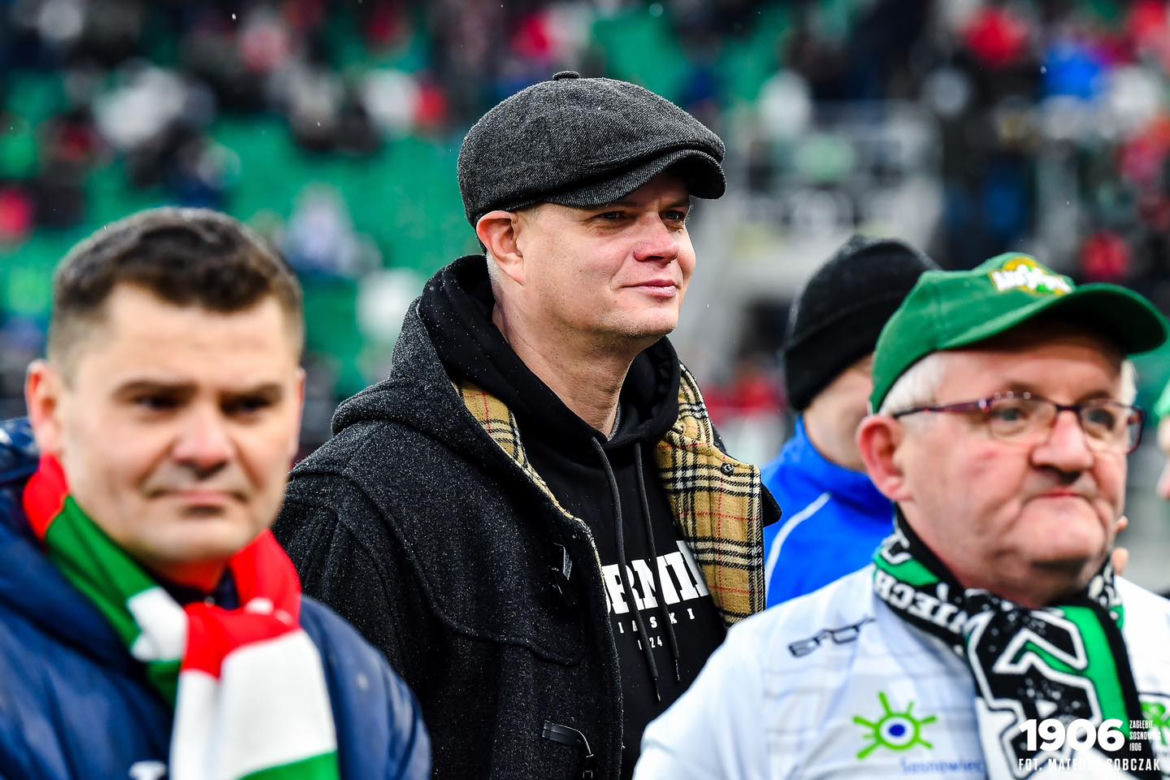 Kibice na meczu Zagłębie Sosnowiec - GKS Katowice