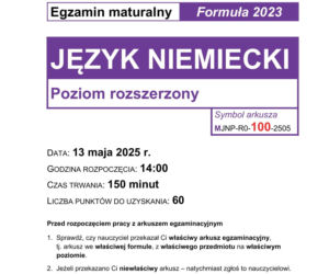 Matura 2026: niemiecki rozszerzony 12.05.2026. Gotowe odpowiedzi i ARKUSZE CKE z niemieckiego [NOWA I STARA FORMUŁA]