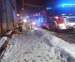 Pożar mieszkania na Wybickiego w Grudziądzu